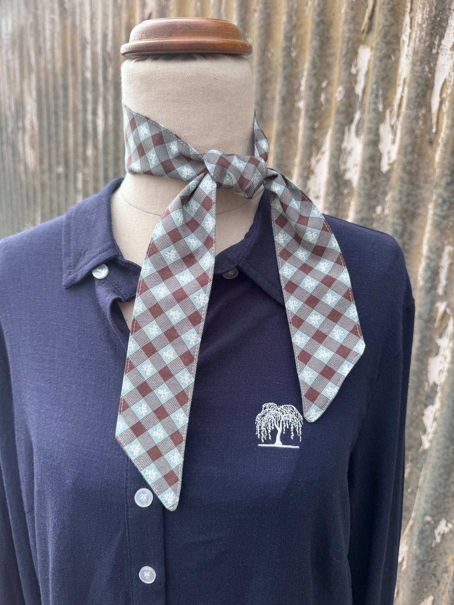 Blue & Brown Necktie
