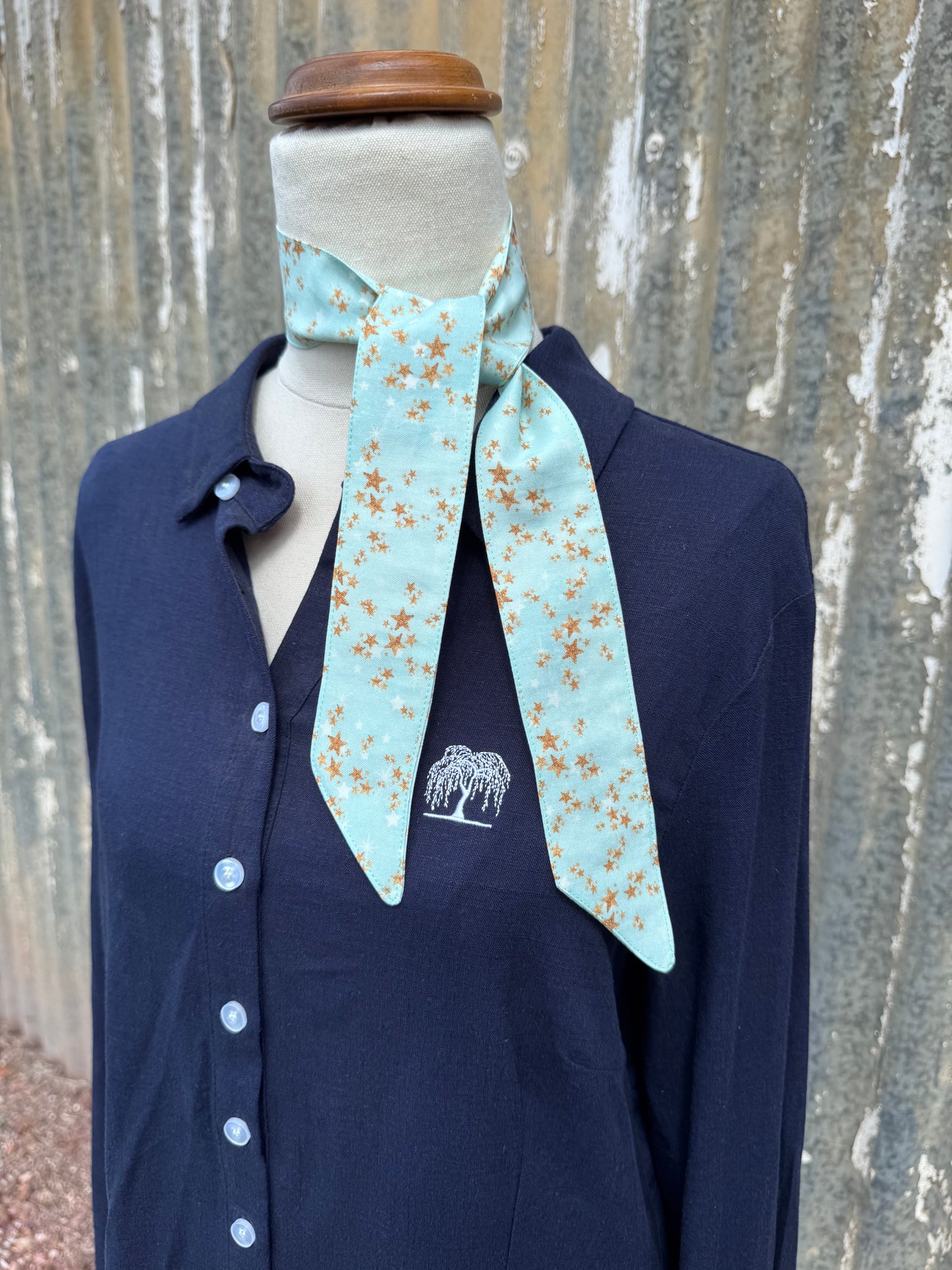 Blue Star Necktie