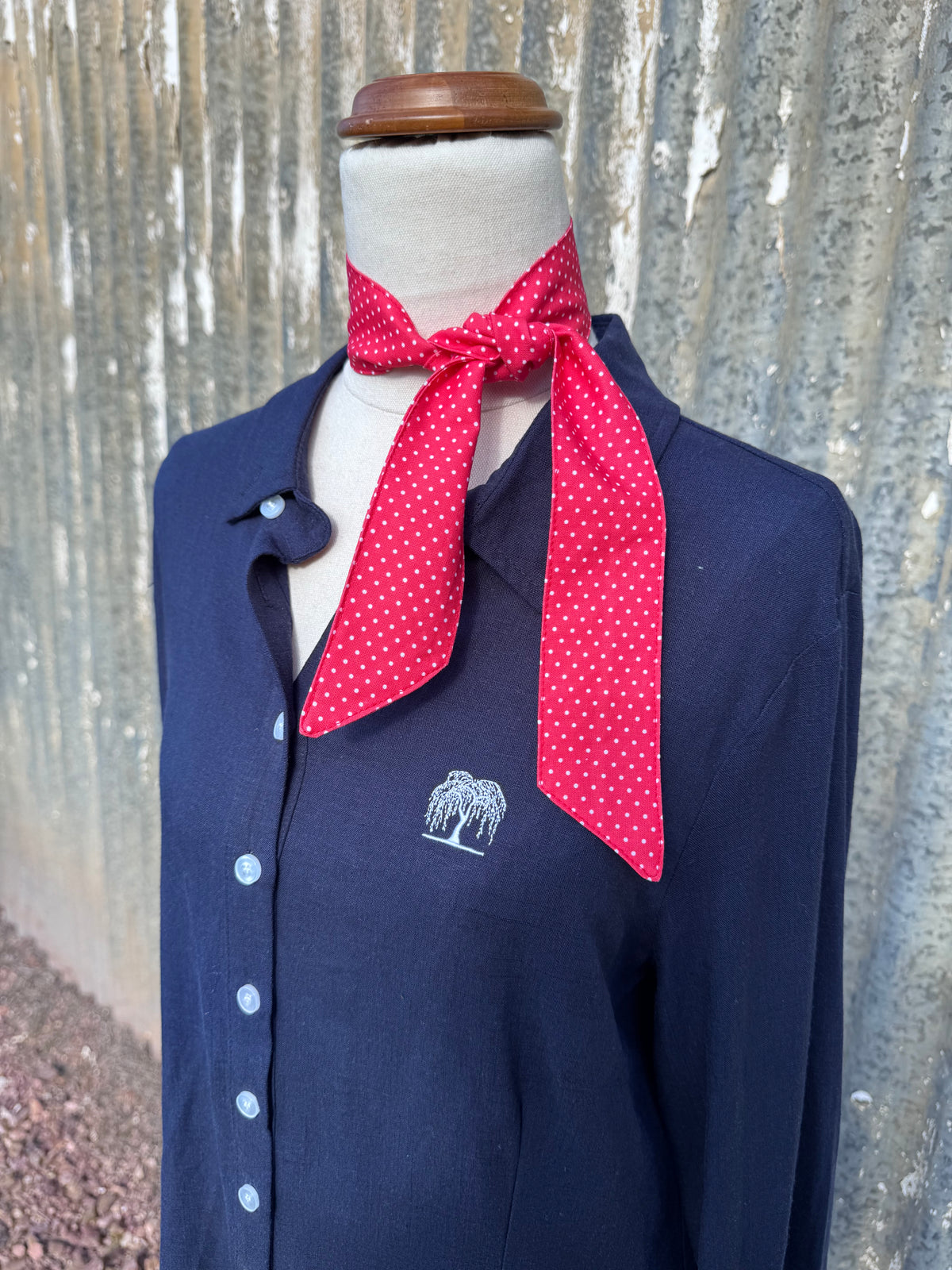 Red Spotty Necktie