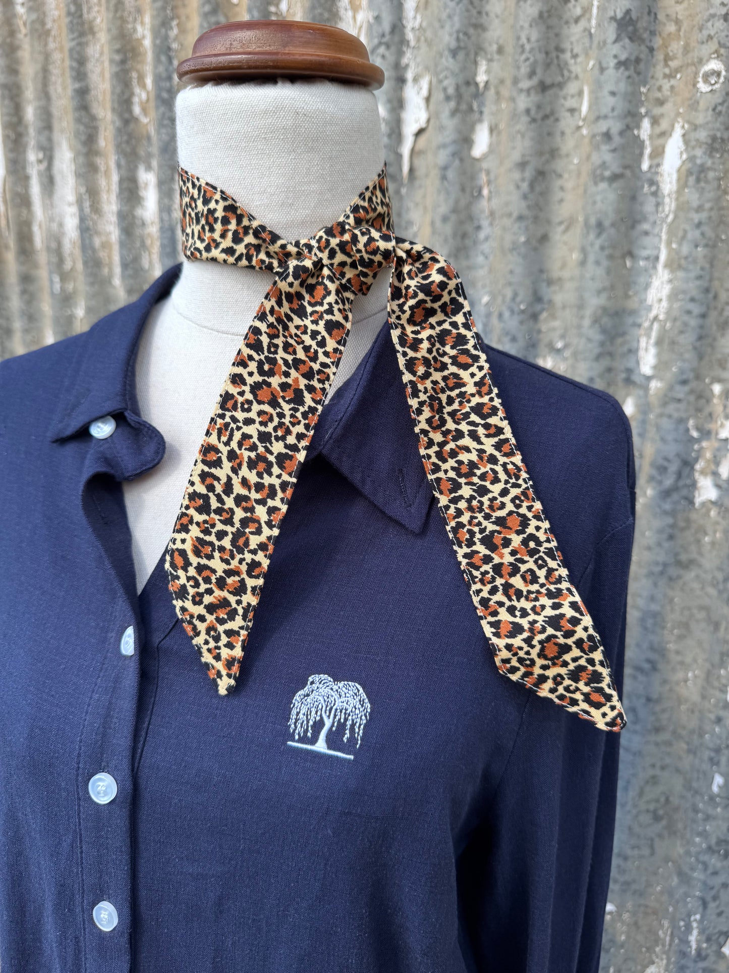 Leopard Print Necktie