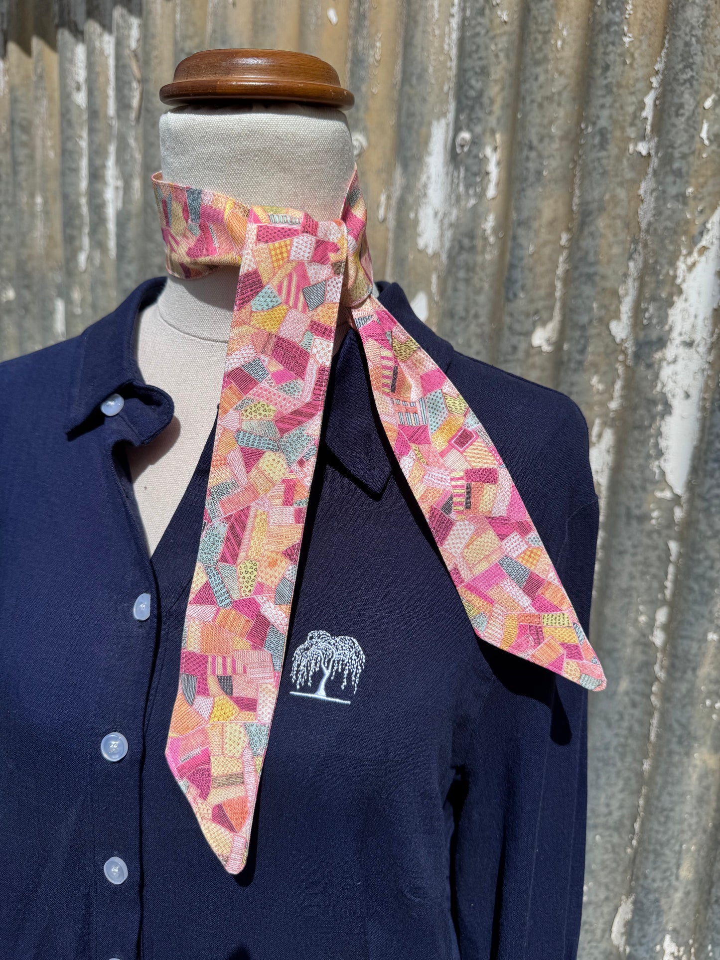Pink Pattern Necktie