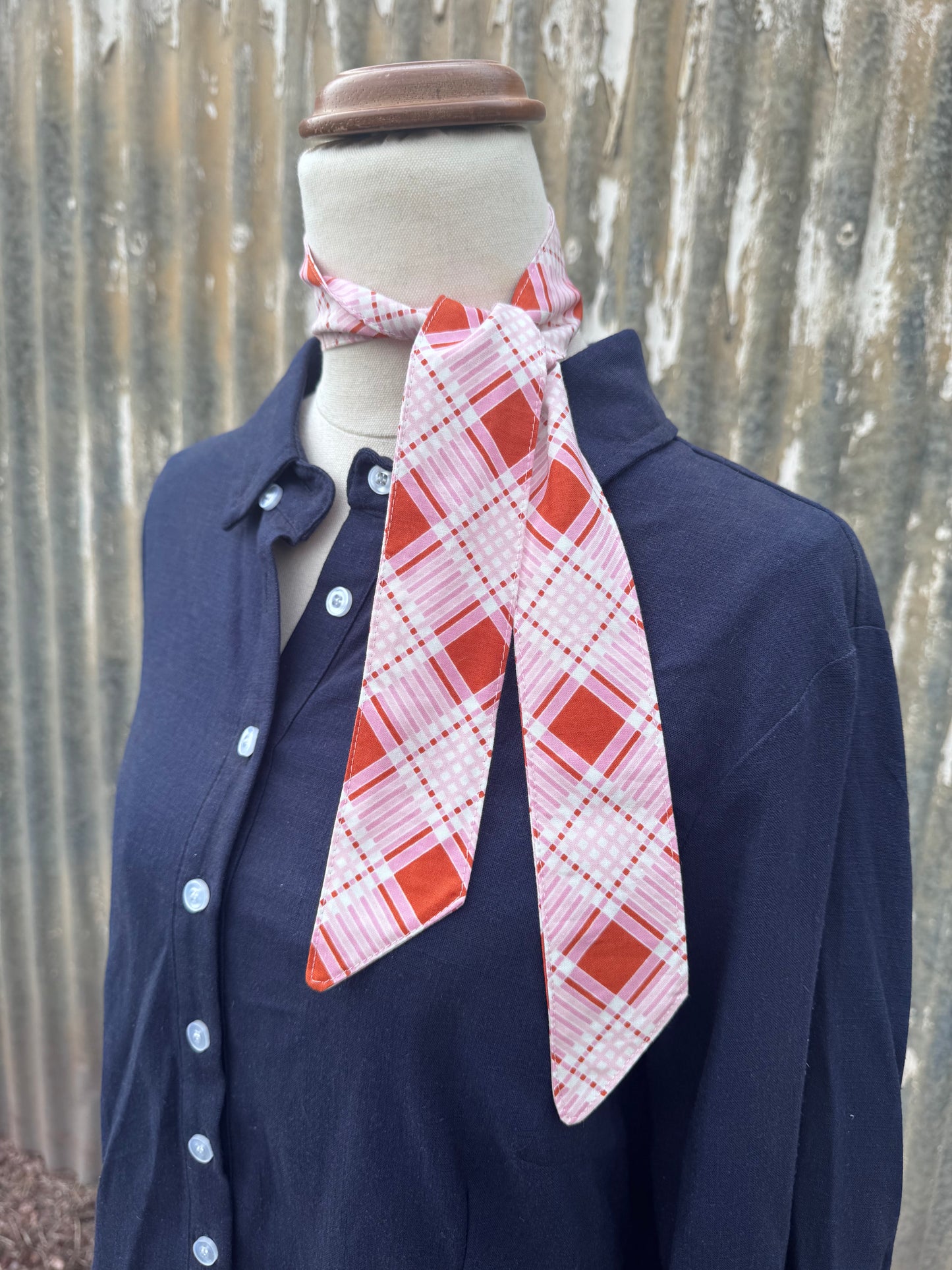 Pink & Red Necktie