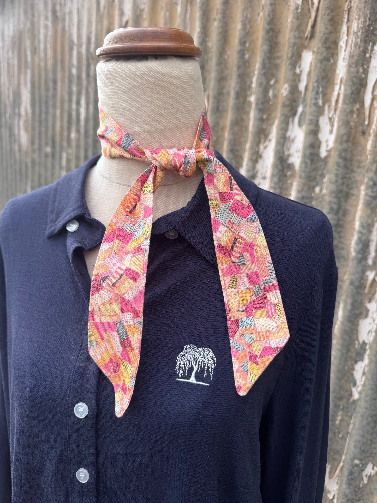 Pink Pattern Necktie