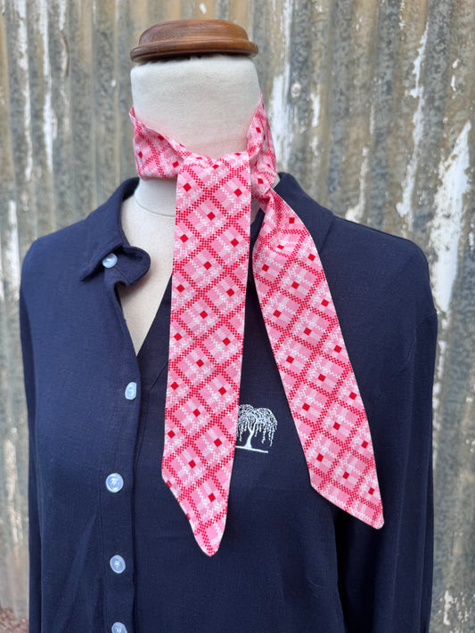 Pink Pattern Necktie