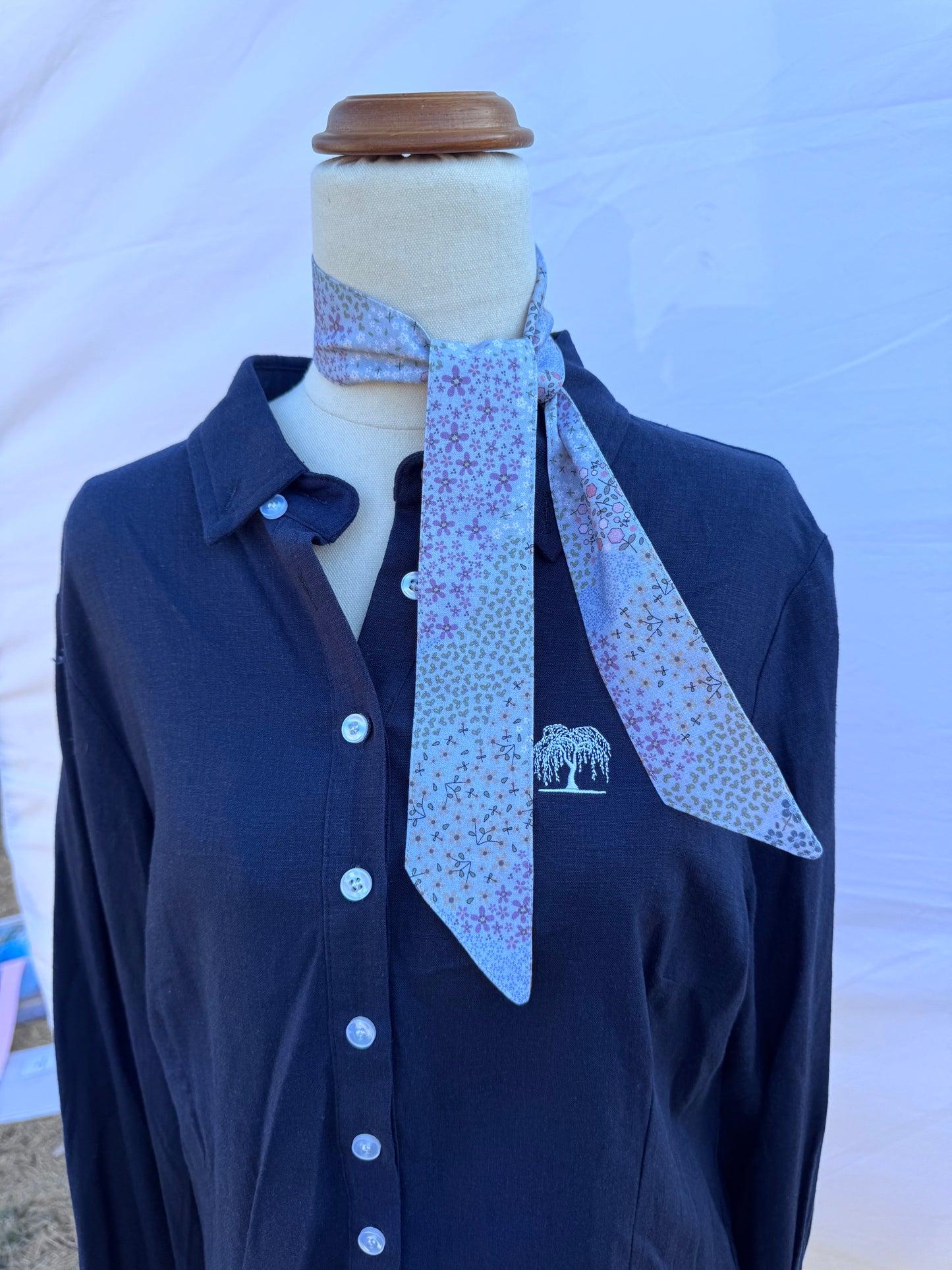 Purple Floral Necktie