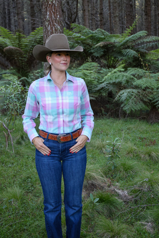 ‘Sadie’ Pink & Teal