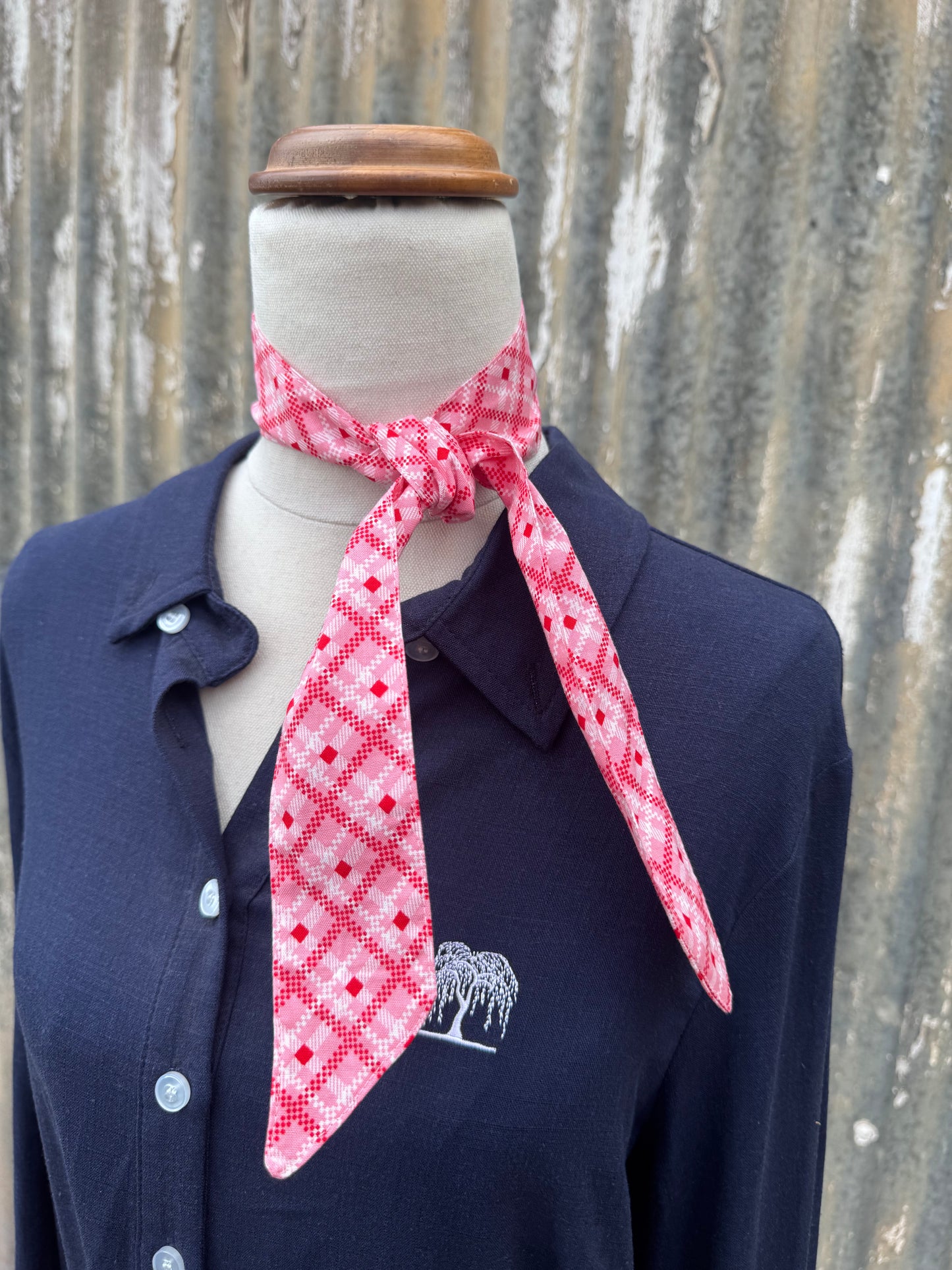 Pink Pattern Necktie